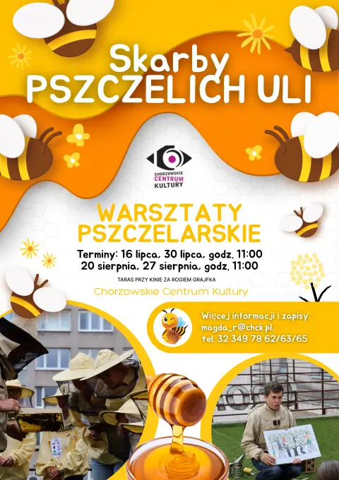 Warsztaty pszczelarskie na tarasie Grajfki